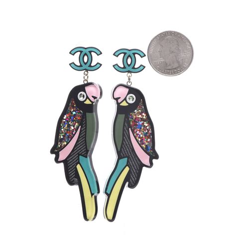 chanel parrot earrings buy online|Chanel jewelry.